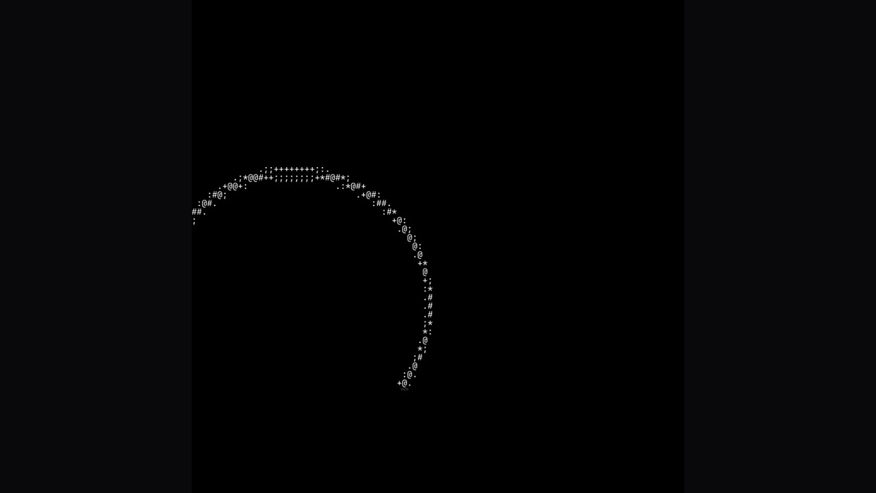Circular character artwork