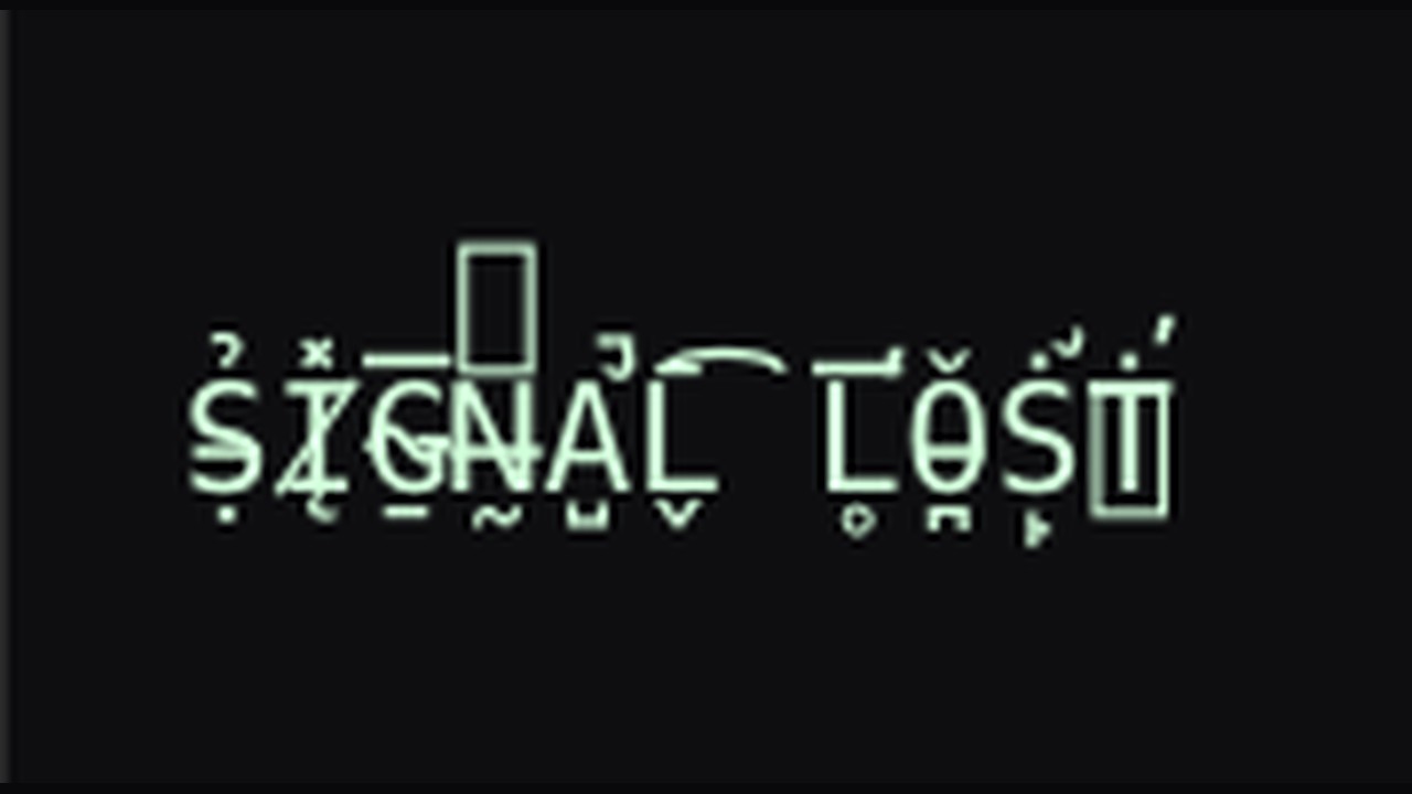 SIGNAL LOST with actual cursed Unicode combining marks