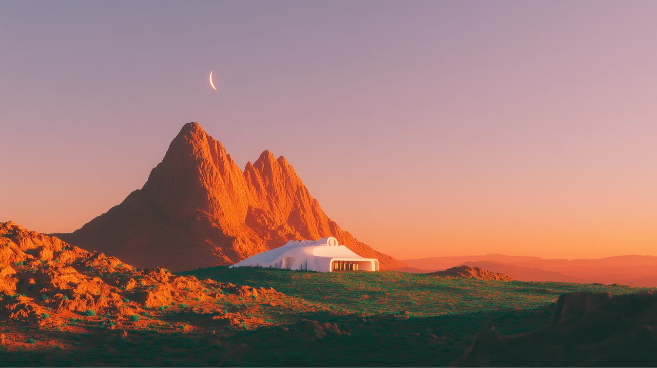 Mountain scene sample source image