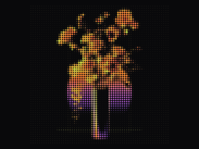Color halftone